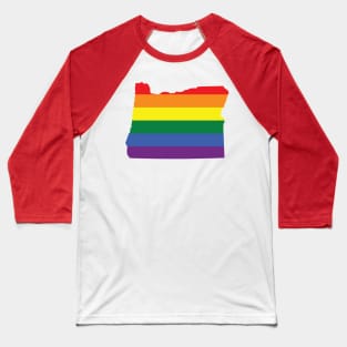 Oregon state (LGBT) pride Baseball T-Shirt